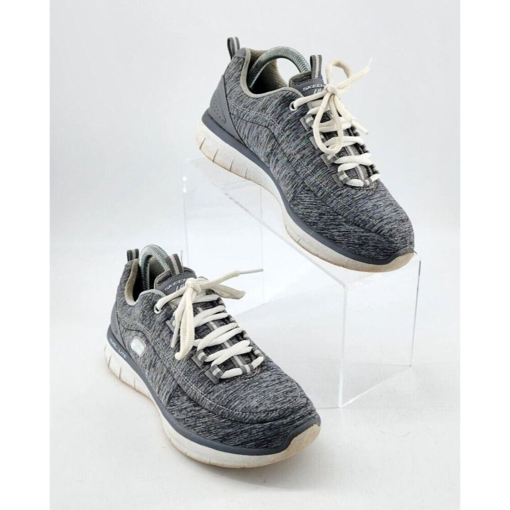 Skechers Ultra Synergy 2.0 Memory Foam Walking Training Sneaker Shoe Gray Sz 6.5